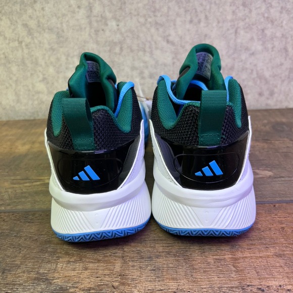 Adidas Dame Certified 3 Low Basketball Shoes White/Green/Blue Size 5.5 NWOB - Picture 4 of 10